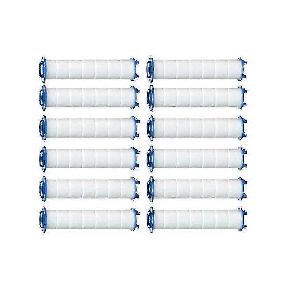 12pcs Replacement Shower Filter For Hard Water - High Output Shower Water Filter To Remove Chlorine