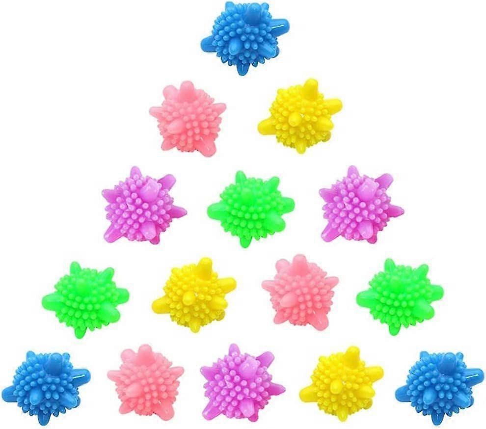 100 Pcs Laundry Scrubbing Balls, Tangle-Free and Cleaning Power Washer Balls, Solid Colorful Laundry Balls For Washing Machine, Lint Catcher Agitator