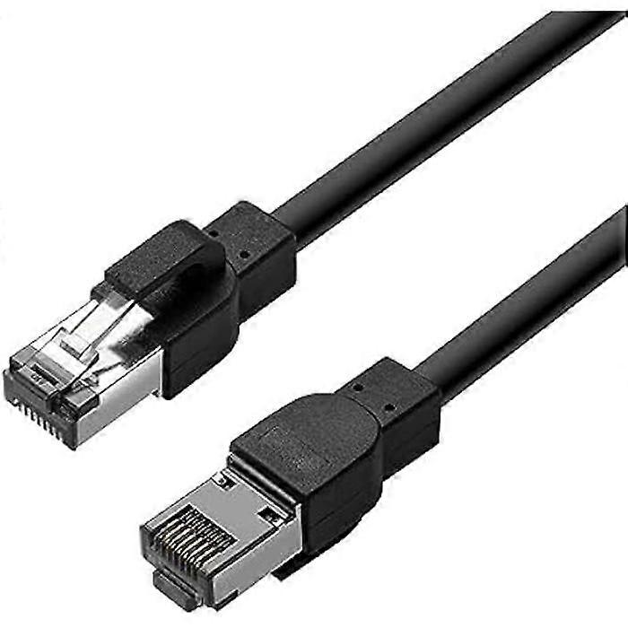 Cat6a Network Cable - LANVIEW - High-Flex S/FTP - Outdoor - High Performance - Black