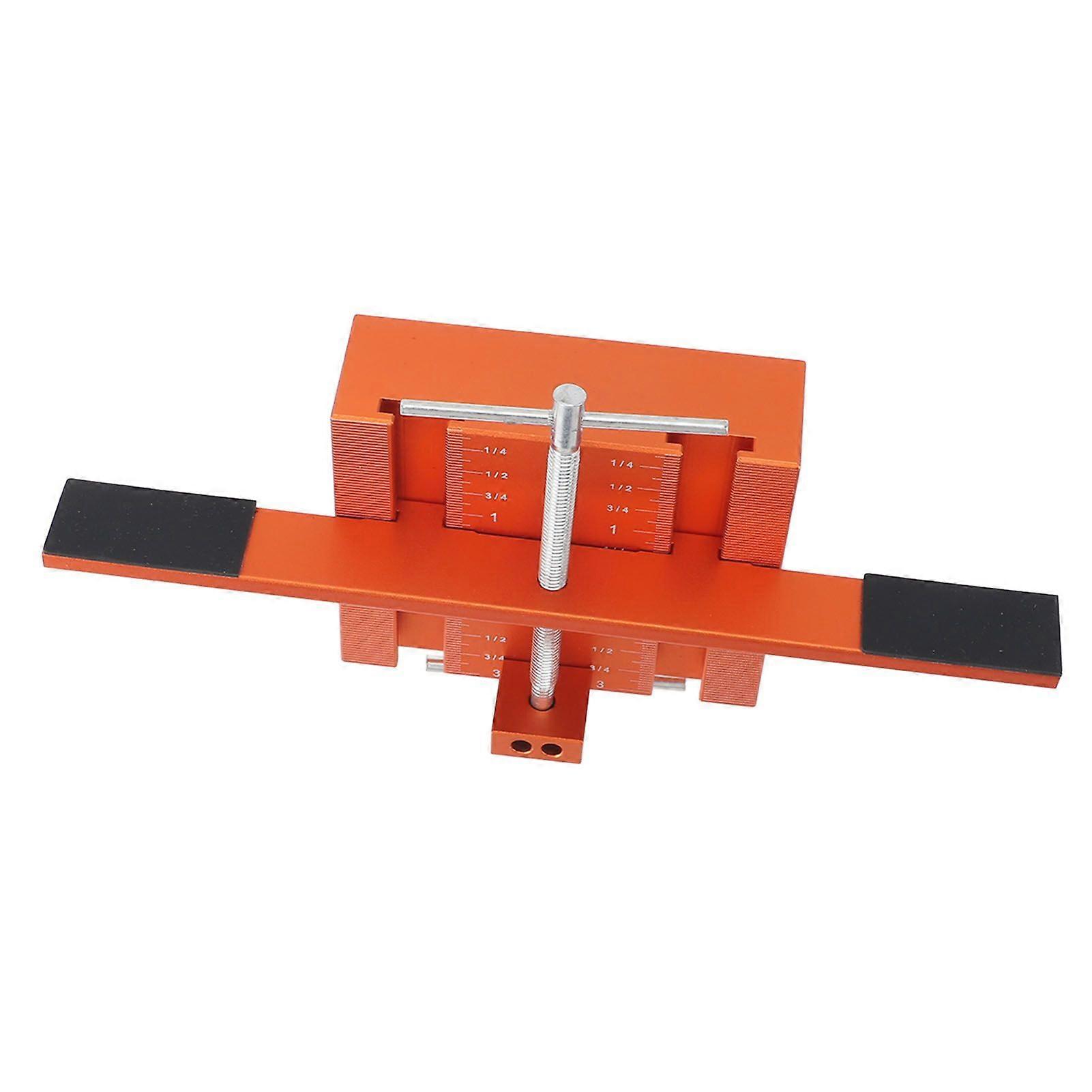 Cabinet Door Mounting Jig Aluminum Alloy Cabinet Hardware Jig Tool with Support Arm and Clamp for Extra Support