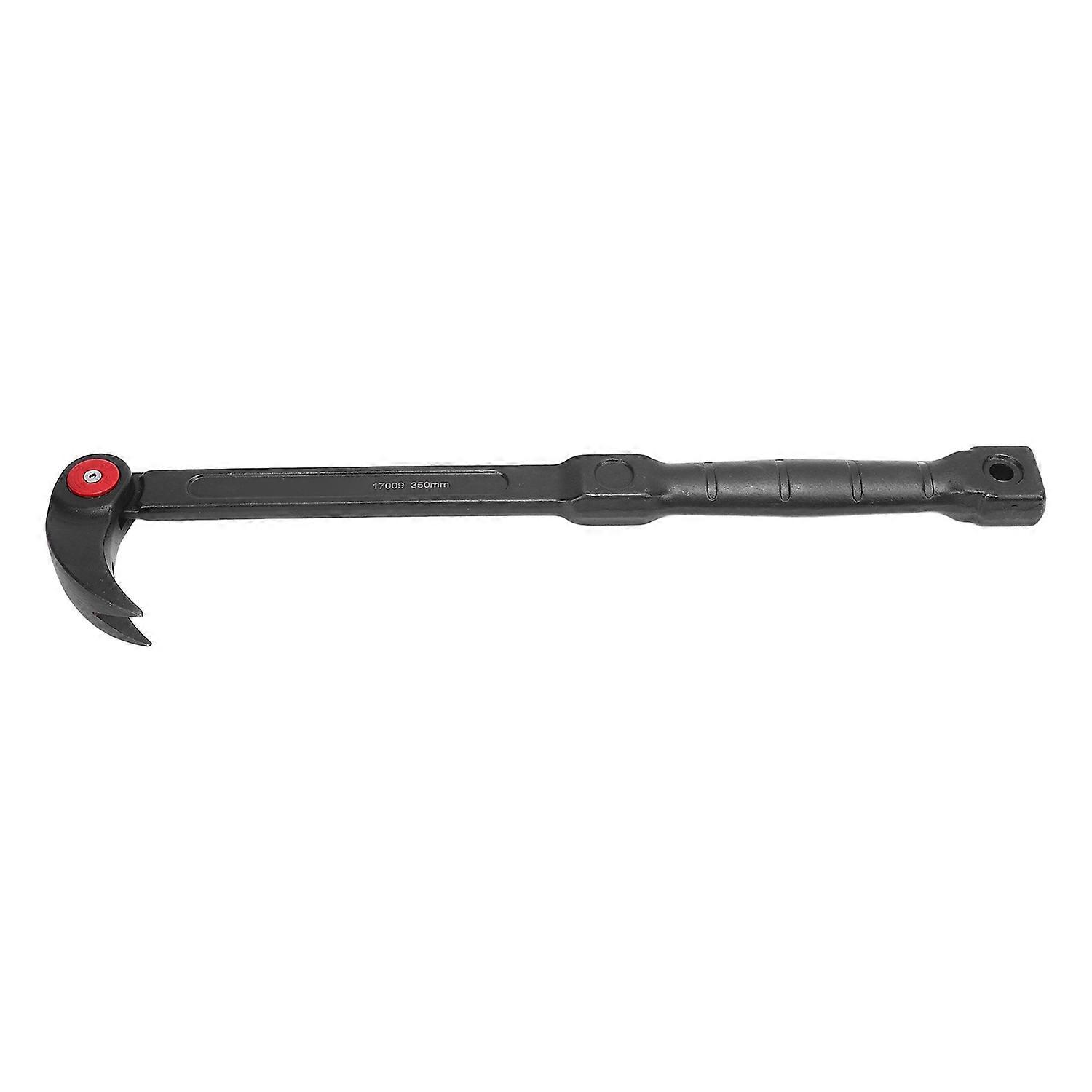 Pry Bar Tool 14 Inch 180° Rotation Adjustable Angle CR V Steel Tire Pry Tool for Vehicle Repairing