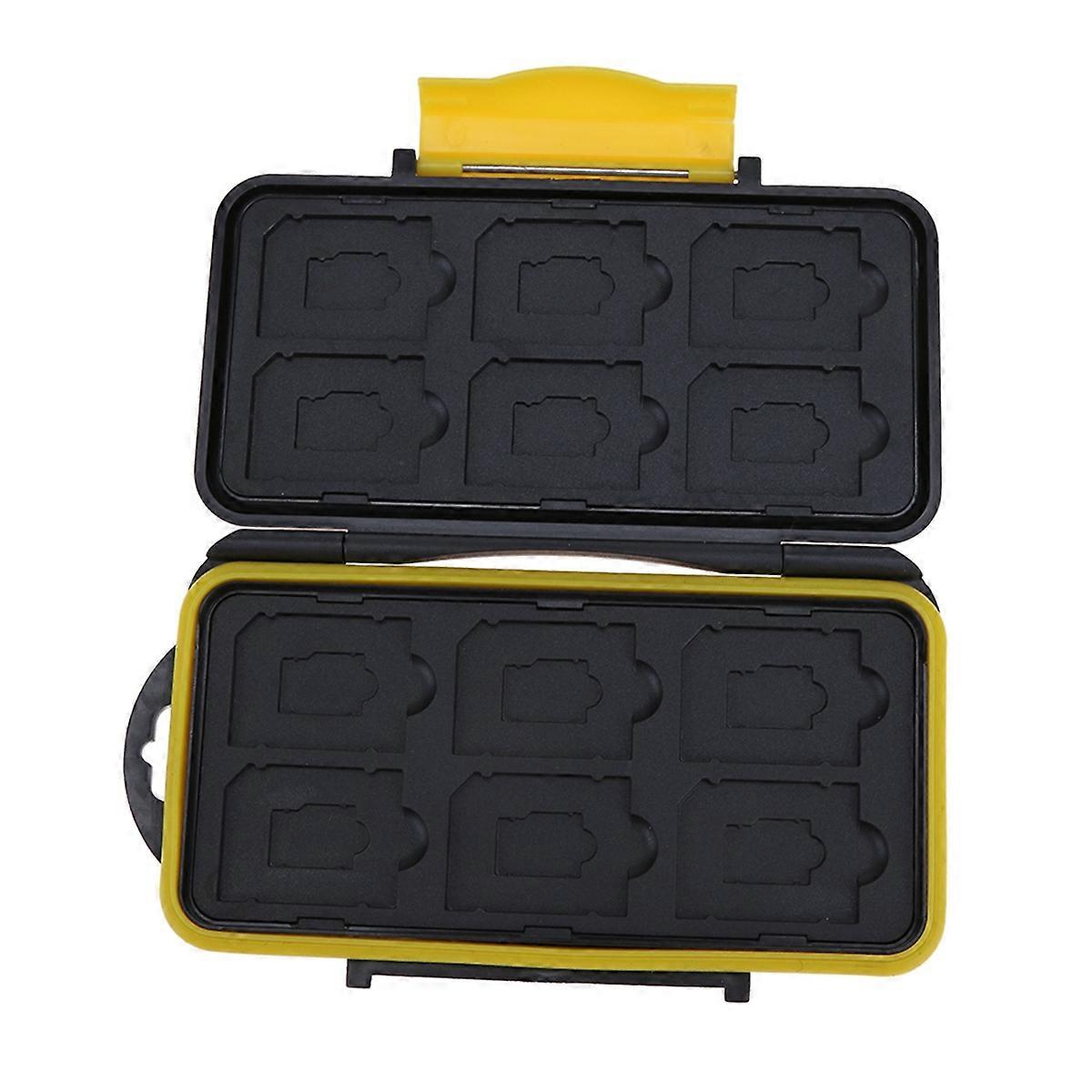 Multi-Grid Memory Card Case Anti-Shock Waterproof Mini Memory Card Case Protector Cover Large Capac