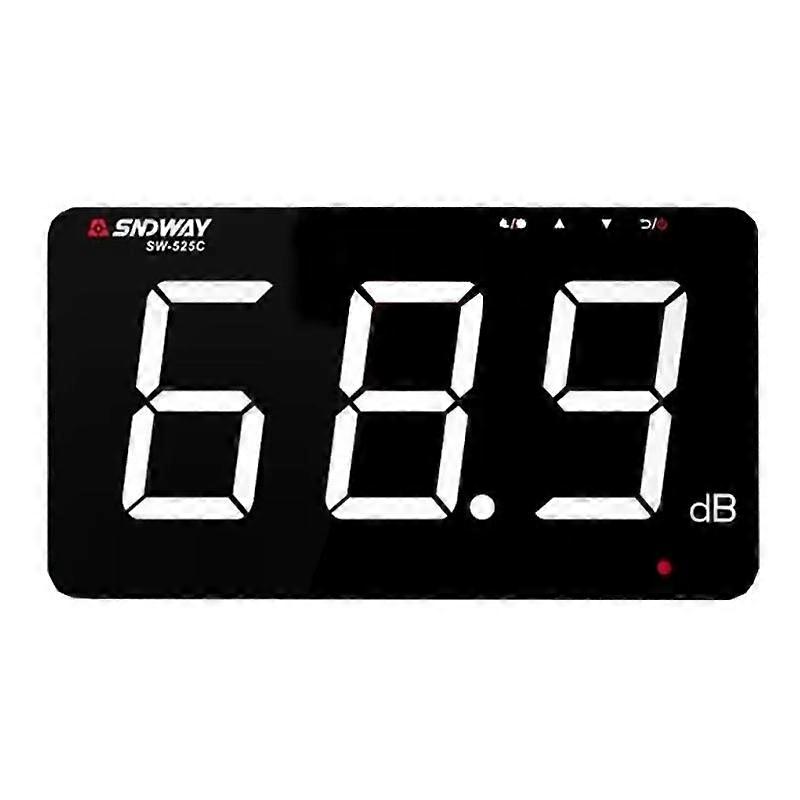 9.6 inch Wall Mounted Decibel Meter Large Screen Environmental Noise Monitor