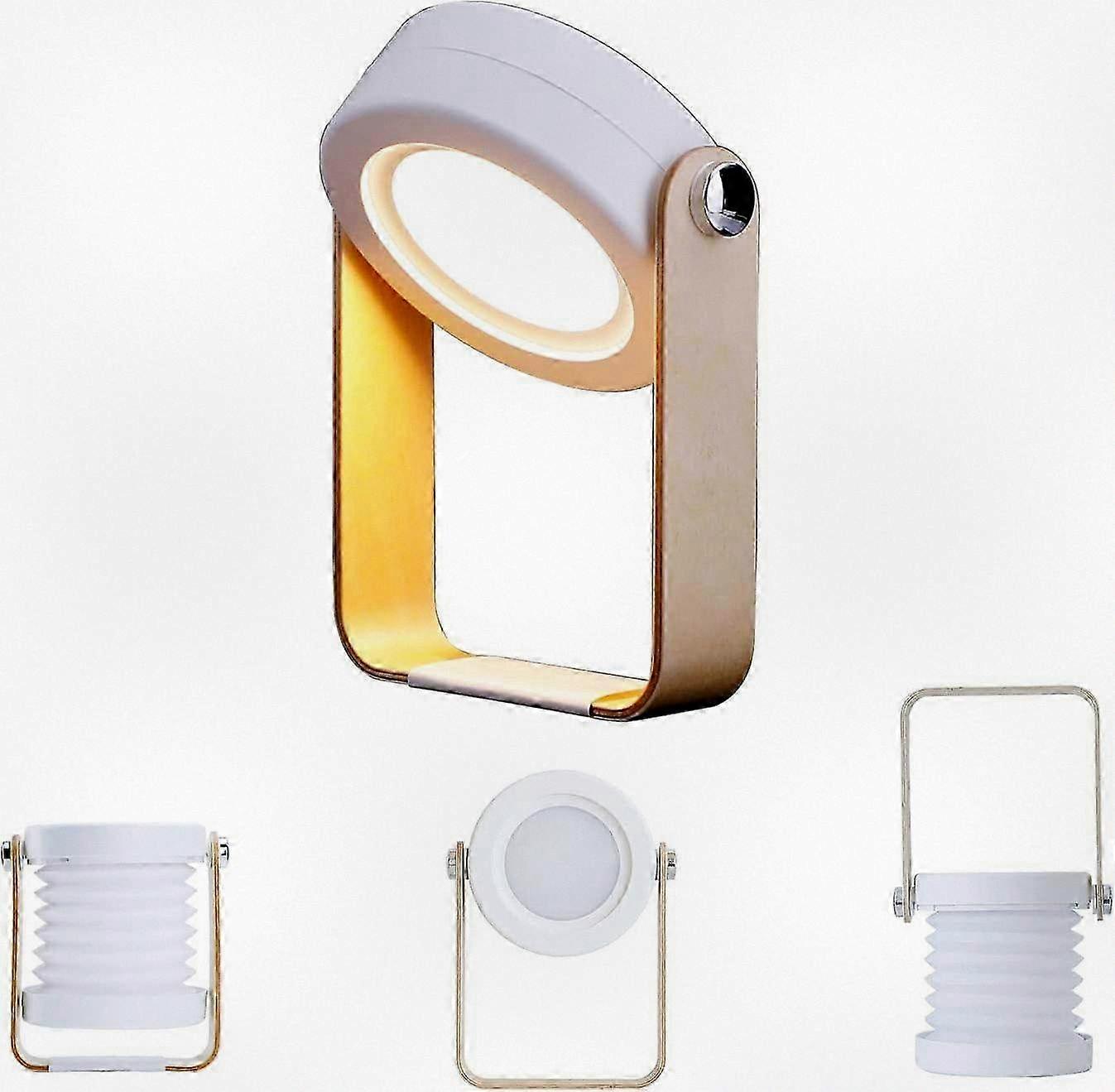 Rechargeable Touch Night Light, 3-Level Dimmable LED Desk Lamp for Bedroom, Portable Lantern Design