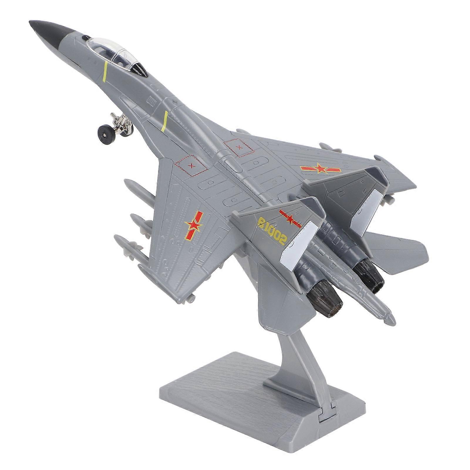 Fighter Plane Model with Stand, Alloy Fighter Plane Model, Realistic Aircraft, Exquisite Kids Toy for Decoration Collection