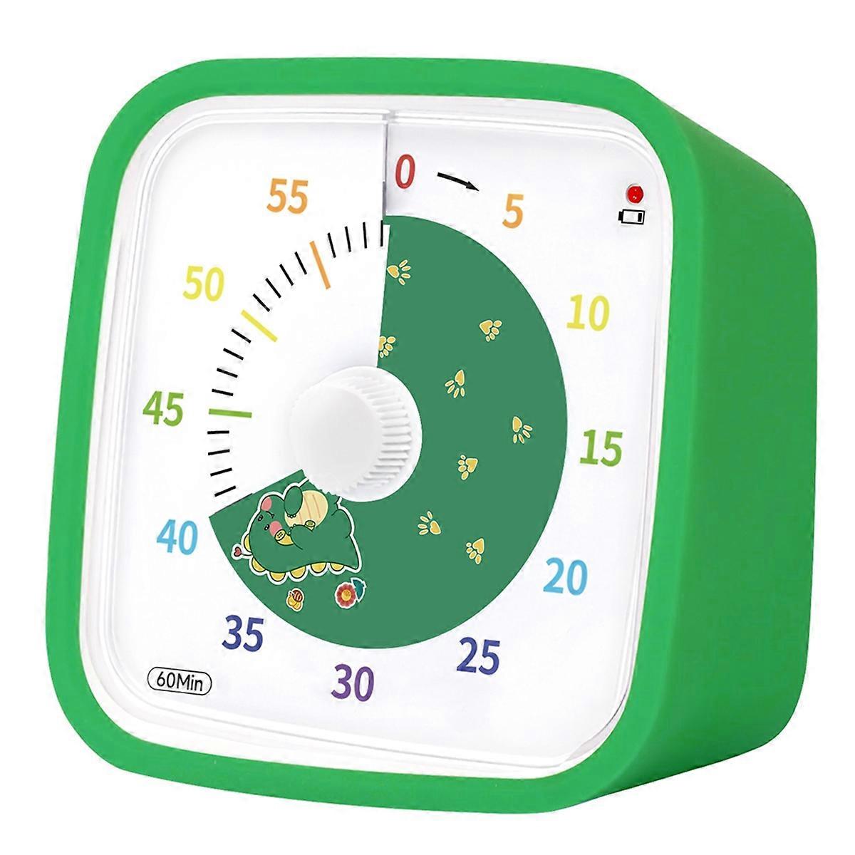Visueller Timer, Kinder-Timer und 60-Minuten-Countdown-Timer, Kinder-Timer mit Muster für Küche, Dusche, Klassenzimmer