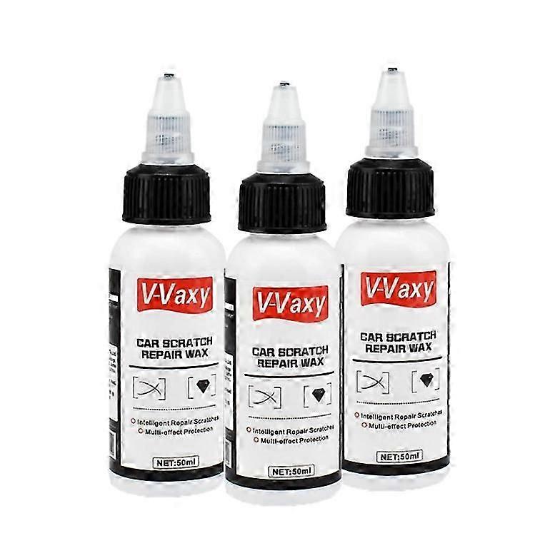 3PCS Ultimate Paint Restorer, Cera de reparación de arañazos para automóviles V-Vaxy, pulidor de automóviles Scratch