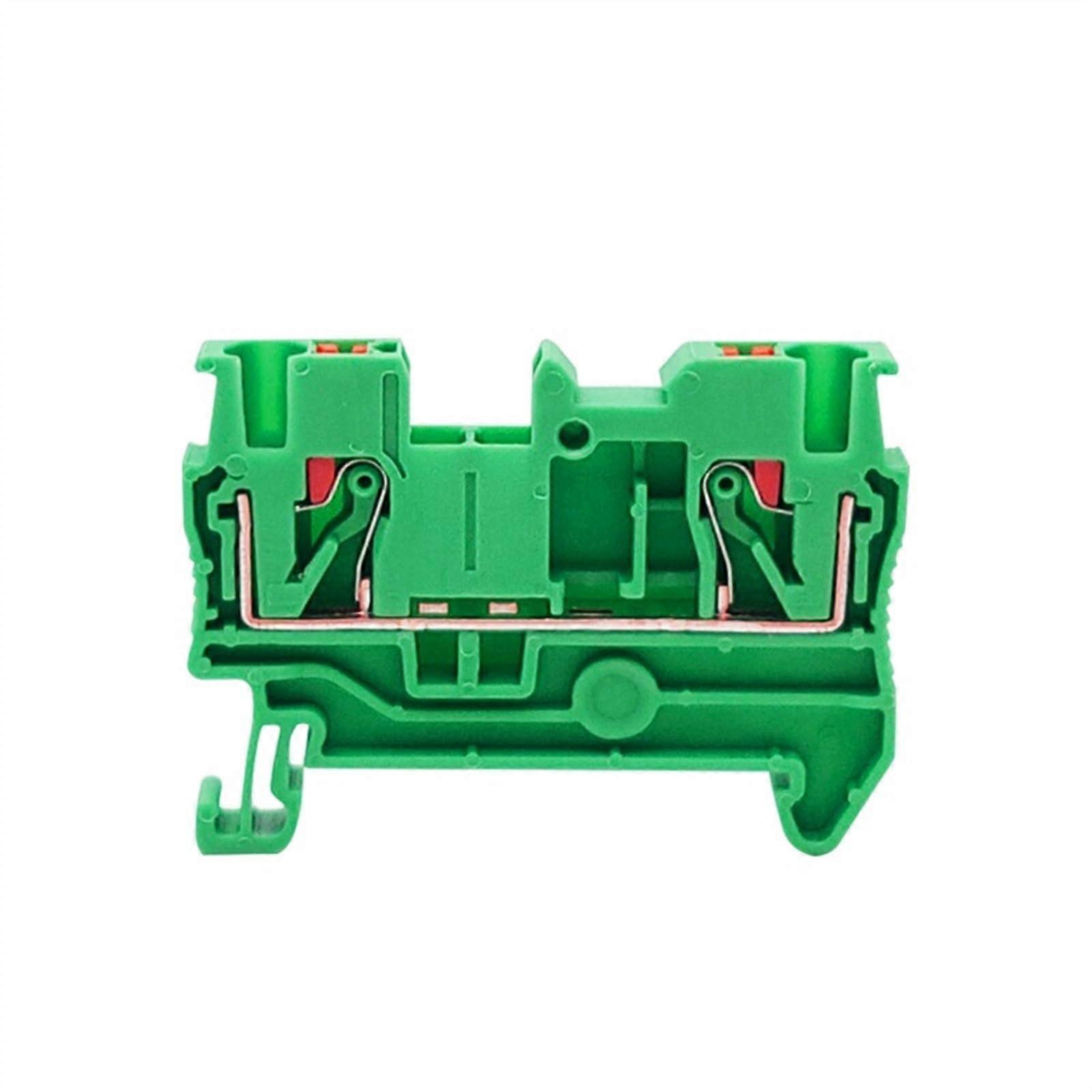 PT2.5 Push-in Terminal Block 2.5mm² Spring Feed-Through Connector for Din Rail Electrical Wiring Systems