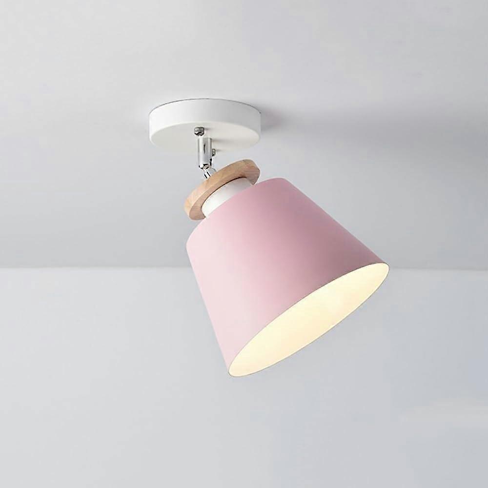 Nordic Metal Mini E27 Ceiling Light Flush Mount For Entryway And Hallway, Indoor Adjustable