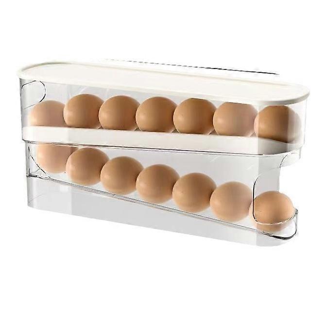 Egg Holder For The Refrigerator Automatic Scroll Egg Roller Dispenser Egg Regulator