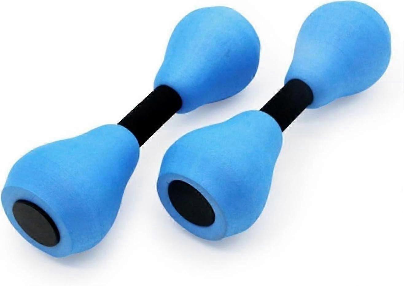 Aquatic Exercise Dumbbells 2pcs - Portable, Lightweight, Heat Resistance EVA Foam Water Dumbbells