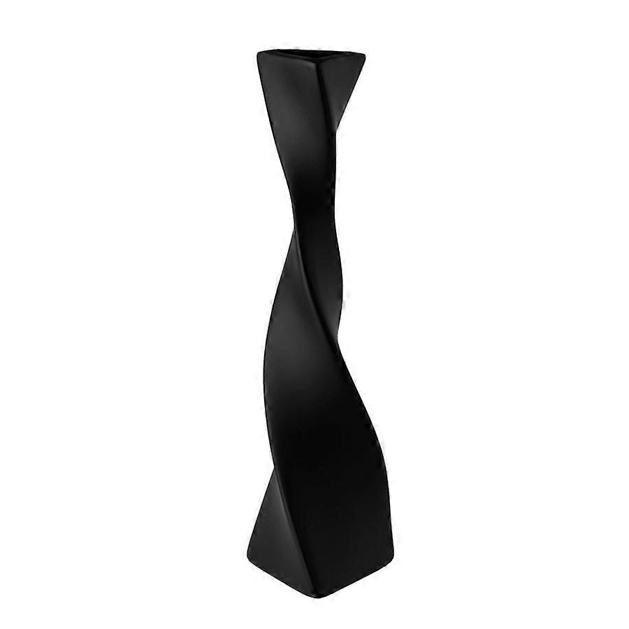 Creative Black Triangle Vase, 41cm for Decor