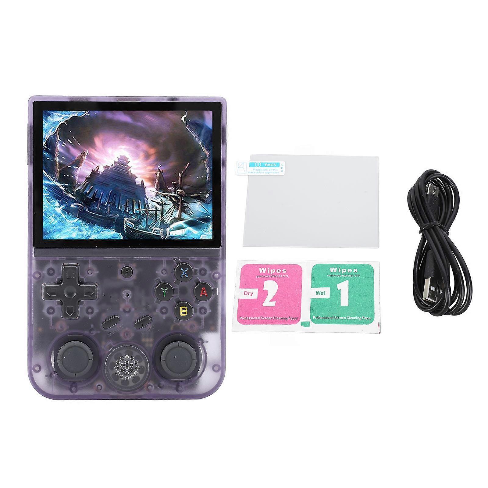 Handheld Console 3.5 Inch IPS Screen BT4.2 Wireless Retro Portable Game Player with 32GB 128GB Small Memory Cards Android 11 for Linux