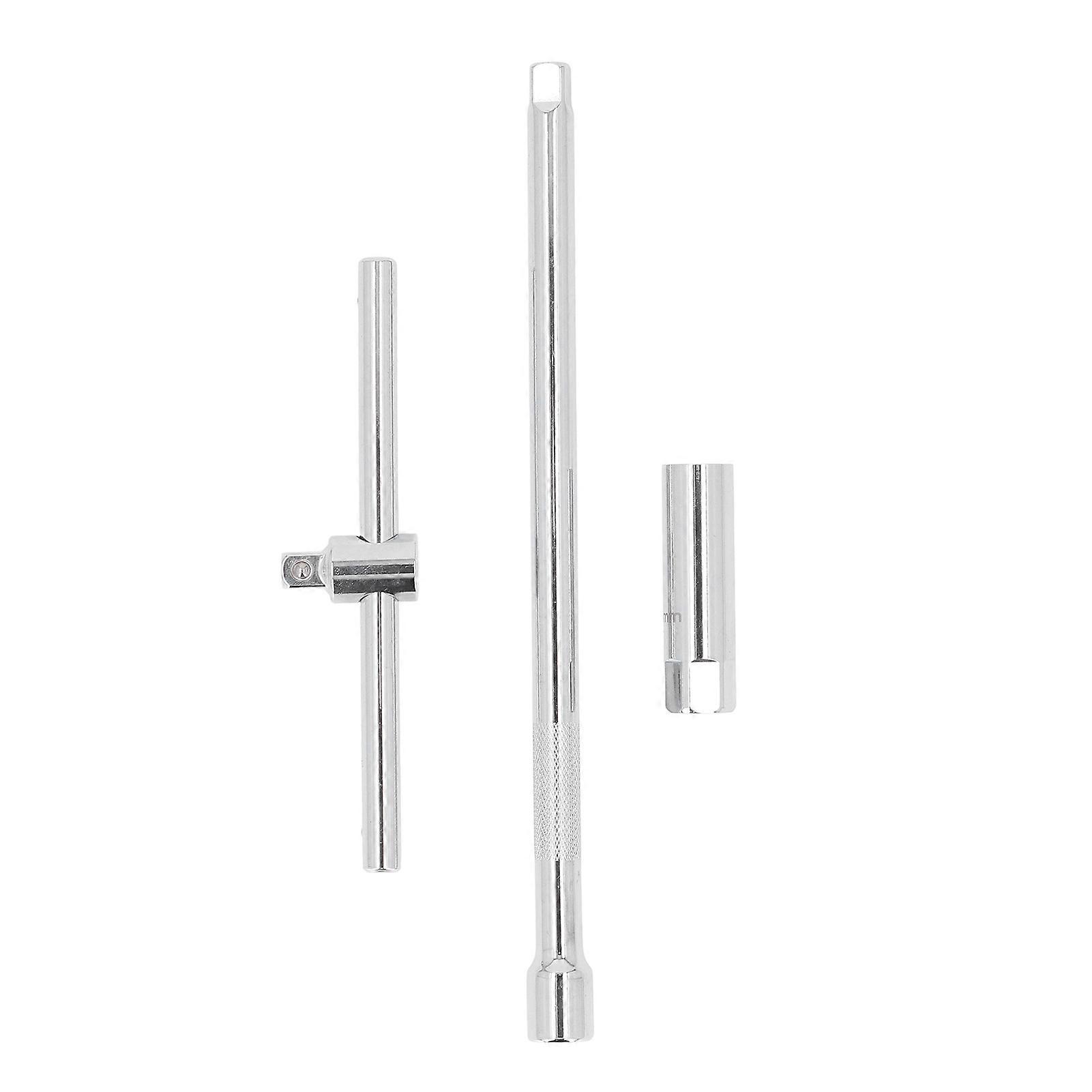 Disassembly Tool Cr V Steel Sparking Plug Extractor Set with 14mm Socket 3/8 Inch Drive T Handle Wrench