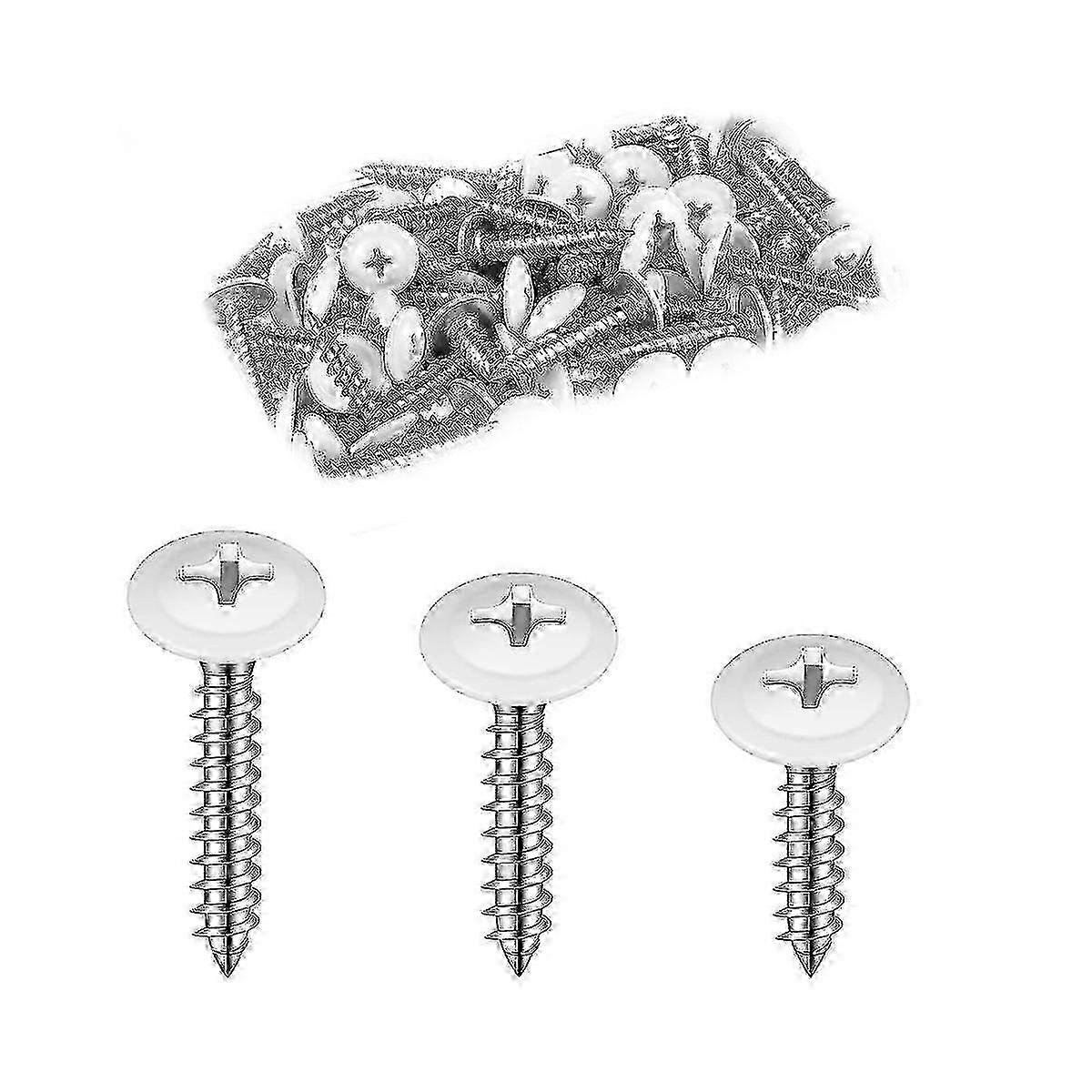 White Pan Head Self-Tapping Screws for Wood and Sheet Metal Fixing