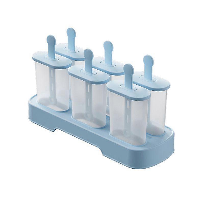 Homemade popsicle diy popsicle ice cream frozen ice cube box sorbet ice tray homemade ice box popsicle, blue one piece