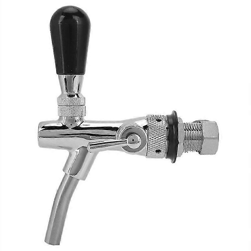 Beer Tap Faucet Adjustable Liquid Dispenser with G5/8in Thread Quick Connector for Homebrewing Tool