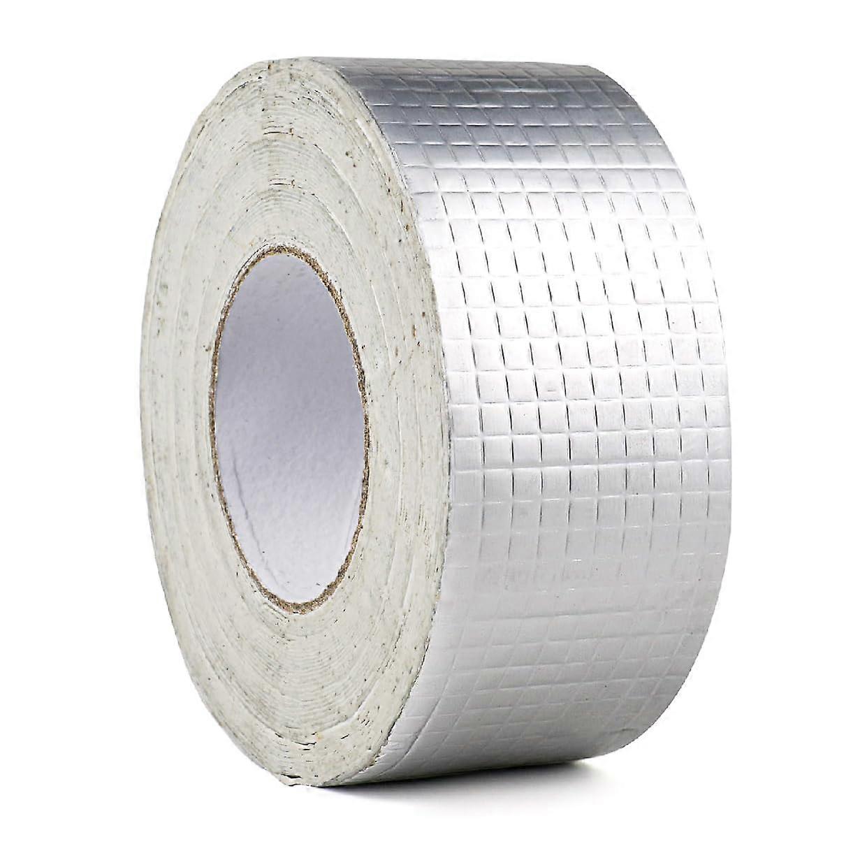 Butyl Tape Aluminum Foil 4 Inch Wide x 16.4 Feet Long x 1.2mm Thick for Waterproof Sealing and Insulation