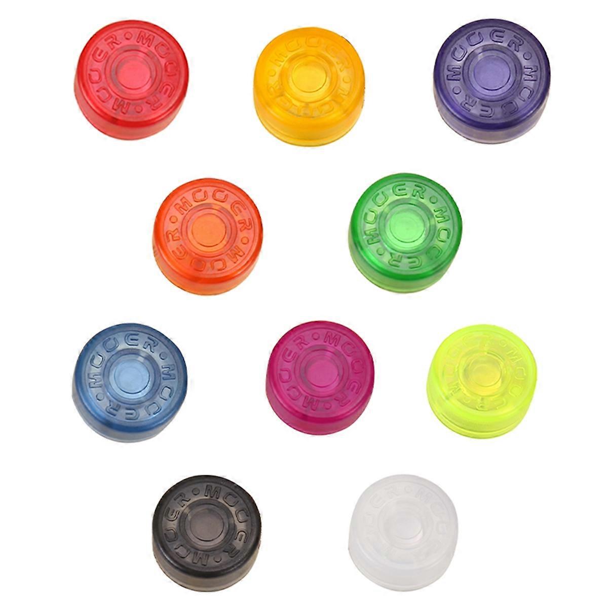 10PCS Footswitch Topper Guitar Pedal Topper Multicolor