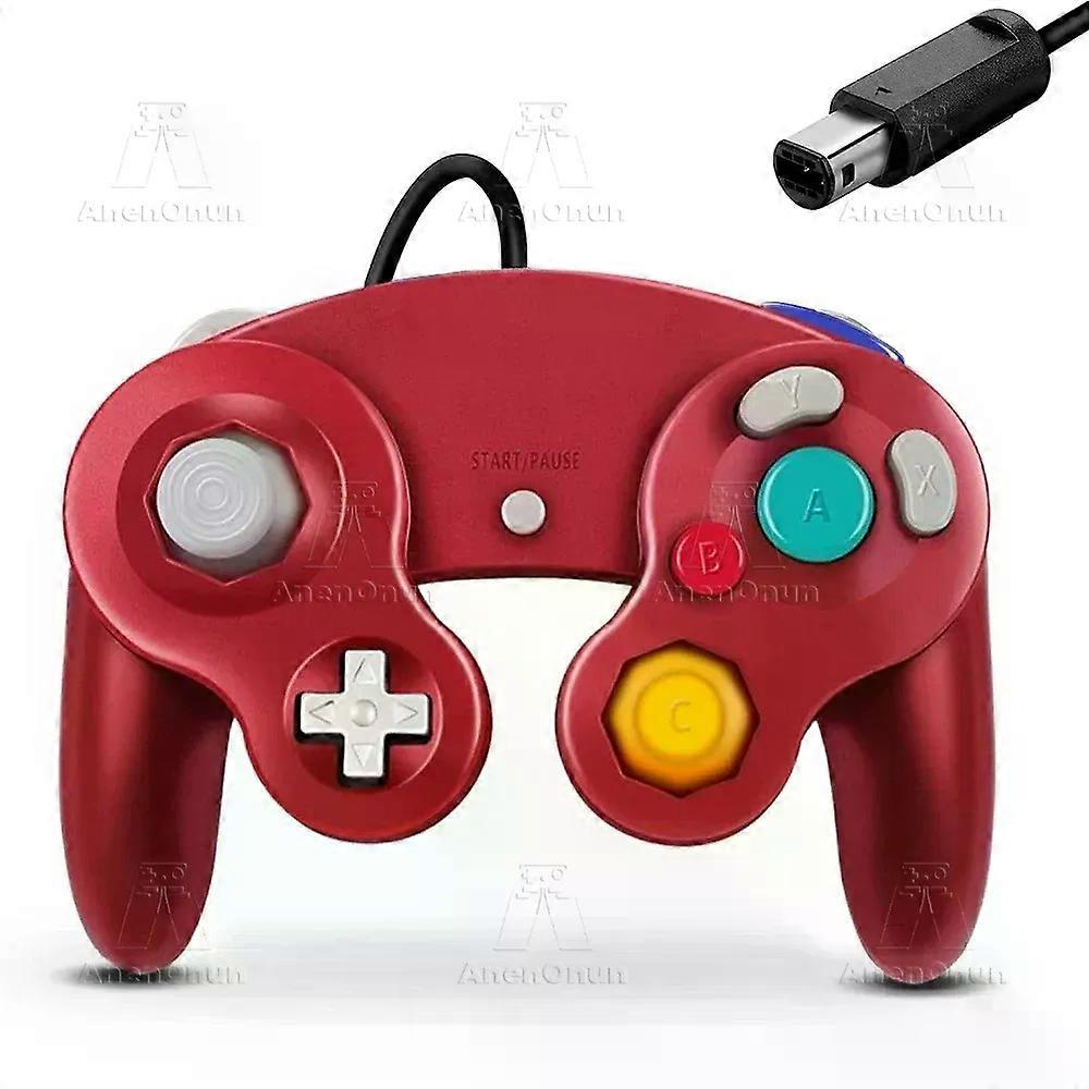 Unbrand Manette Gamecube/Wii NGC Classic Télécommande filaire Manette de jeu Contrôle des vibrations