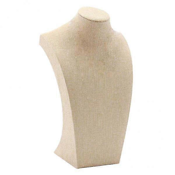 3xhalskæde vedhæng display buste stativ holder stativ, linned 115 * 200mm