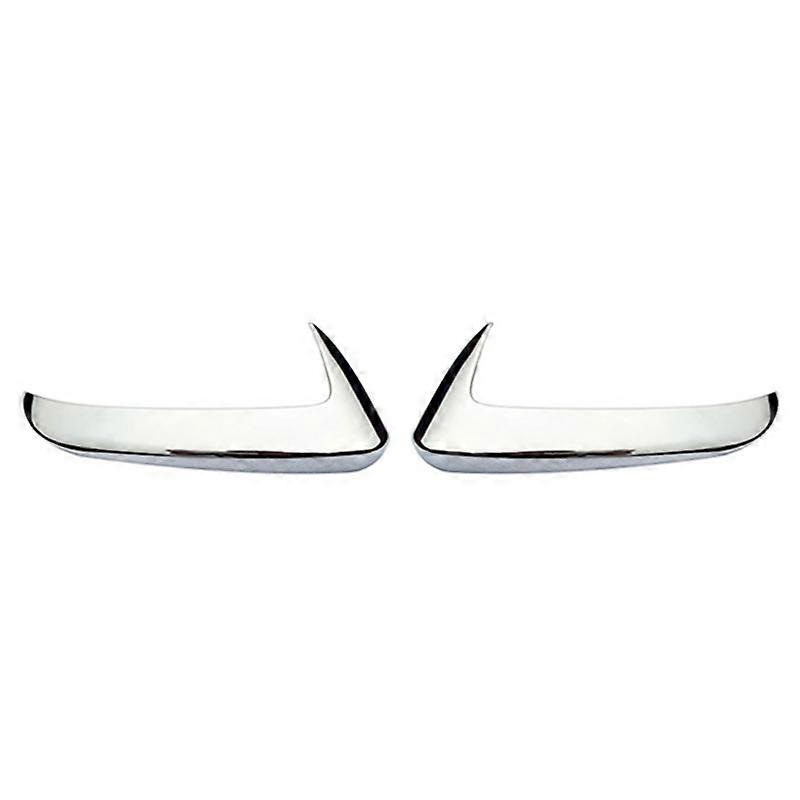 Rearview Side Mirror Cover Cap Trim Decorative Accessories - Silver