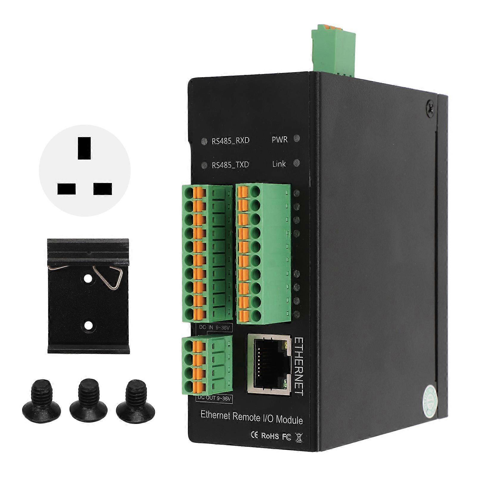 M410T Ethernet Remote IO Module 16 DIN Transmission Acquisition Data Module for Modbus