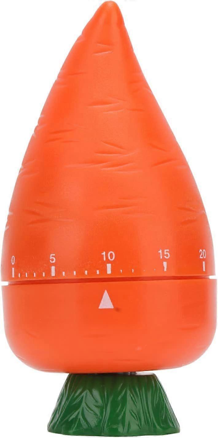 Mechanical Kitchen Timer, Cute Carrot Shape Kitchen Timer, Cute Kitchen Timer, Mechanical Egg Timer, Fun Time Management, Manual Cooking Timer for Re