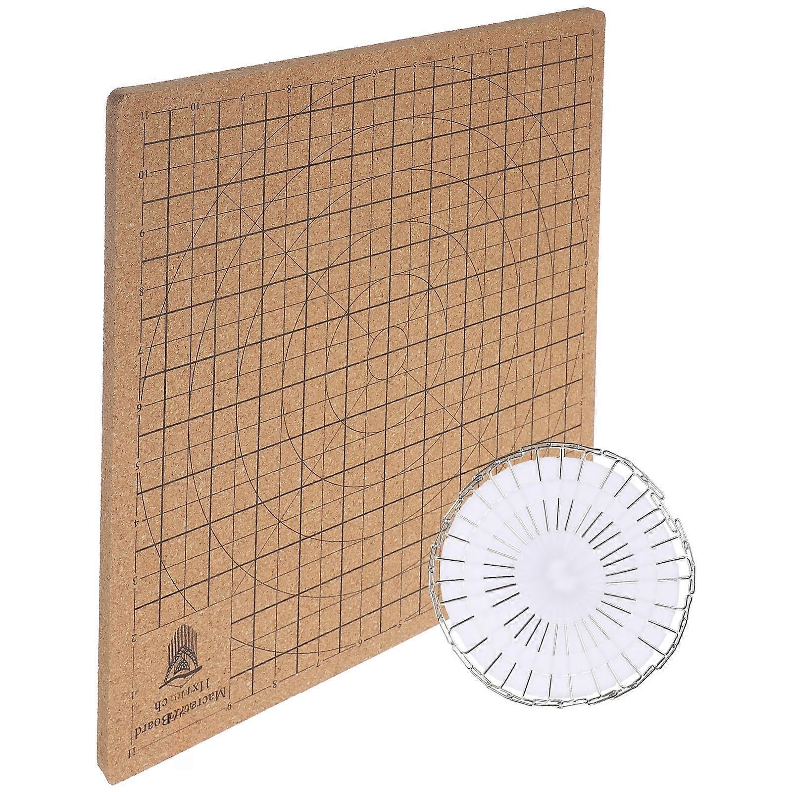 1 Set Grid Macrame Board Macrame Board Cork Board