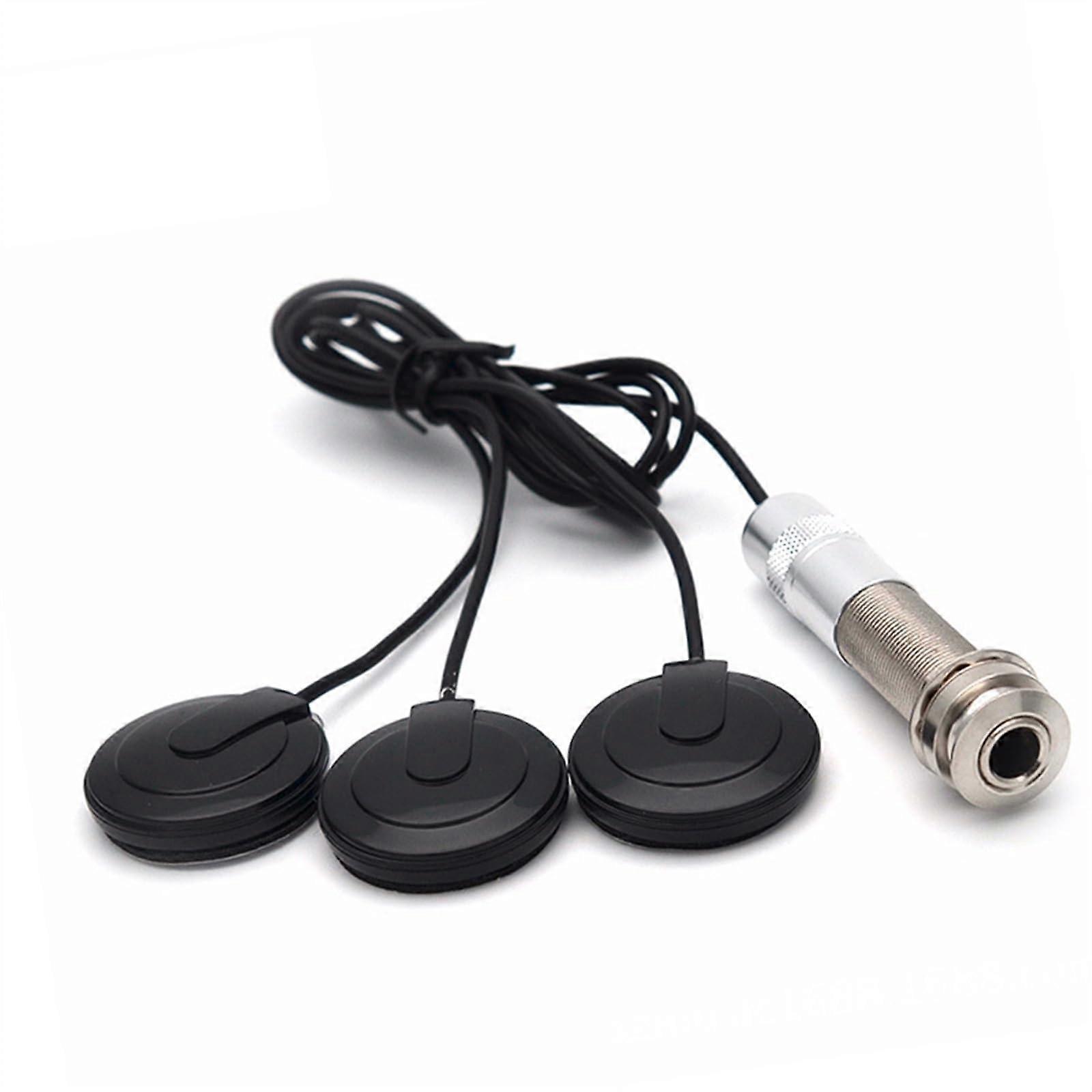 Guitar Pickup ThreeHead MultiFunctional Buzzer Pickup Guitar Pickup EQ Patch Pickup