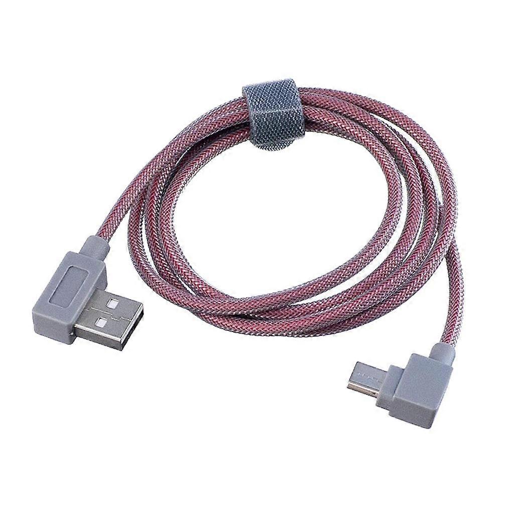 3.3Ft Angled Cable Adapter Cord Pink