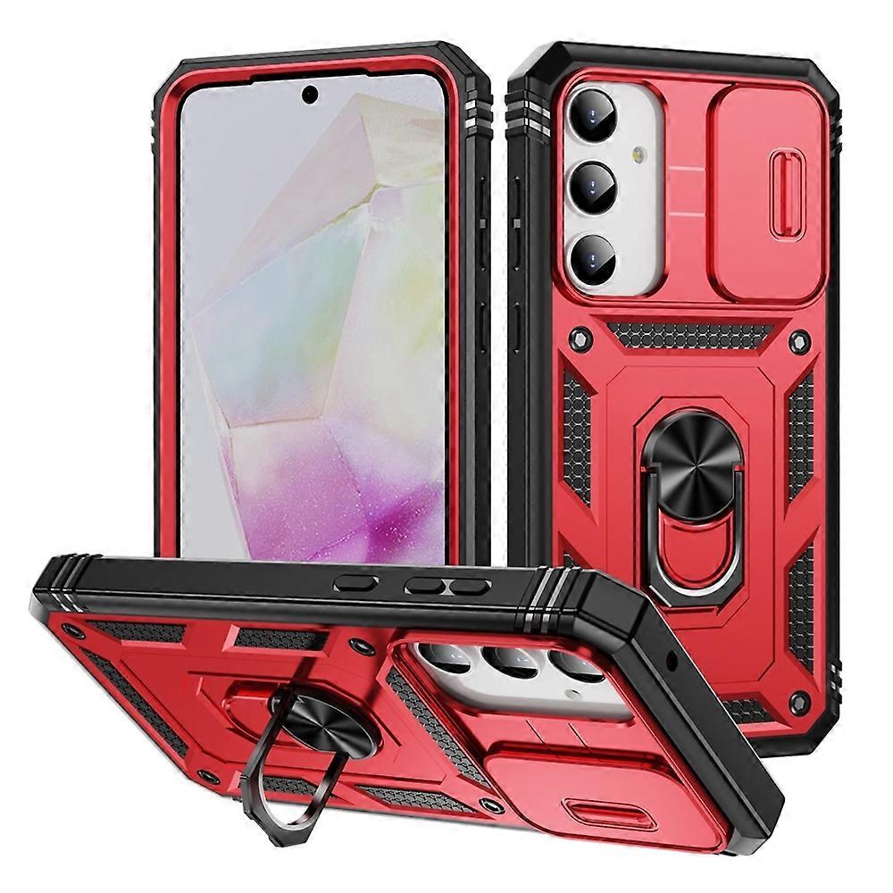 Sliding Camshield TPU + PC Phone Case with Holder