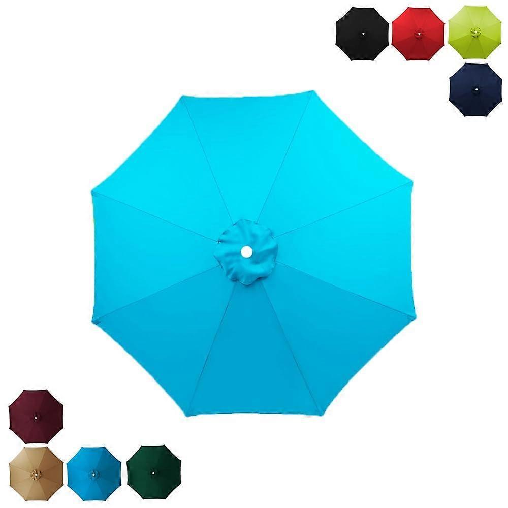 Replacement canopy for parasol 270cm8 rib Light Blue