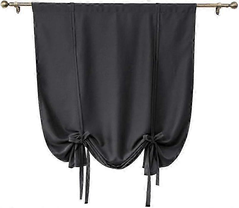 2025 New Set of 1 Short Solid Blackout Curtain Perfect for Solid Color Roman Style, Ideal for Smaller Windows