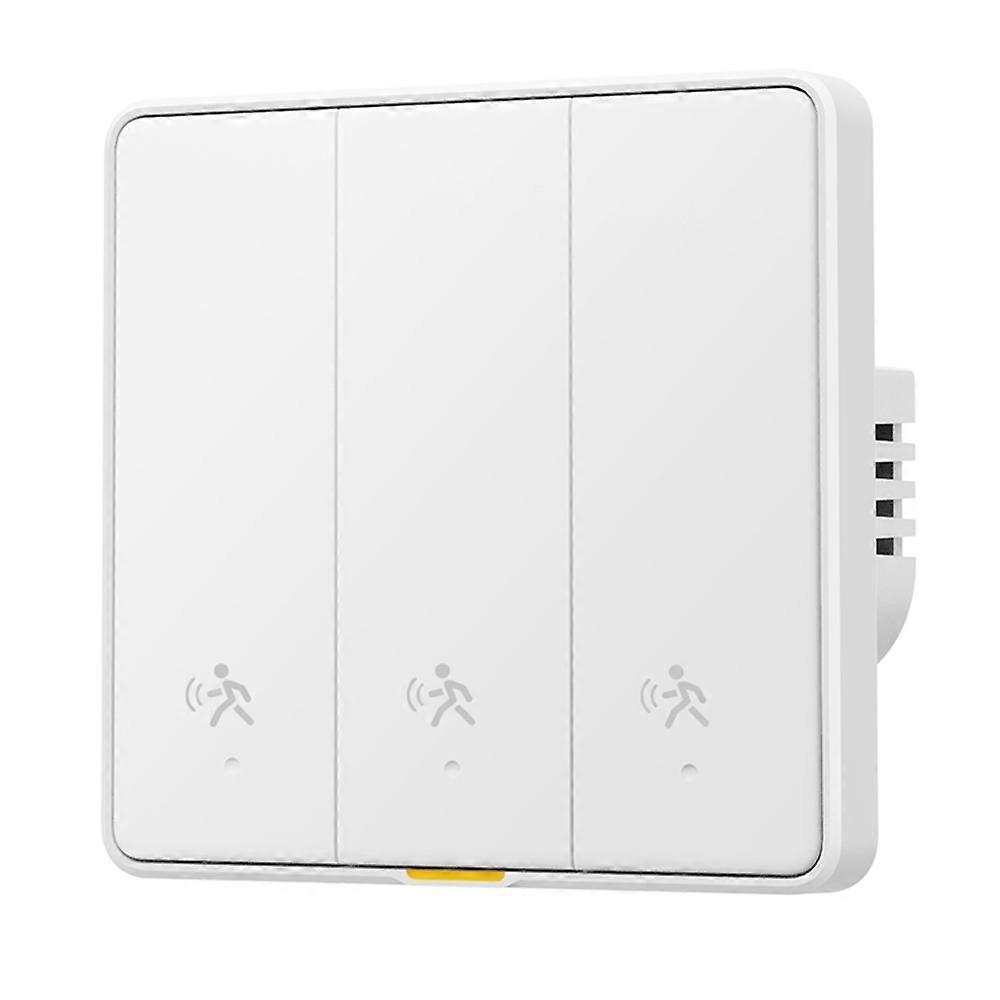 MG-KG126 3 Gang 1 Way Zigbee Radar Smart Switch Remote Control Tuya Timer Human Sensor Wall Switch