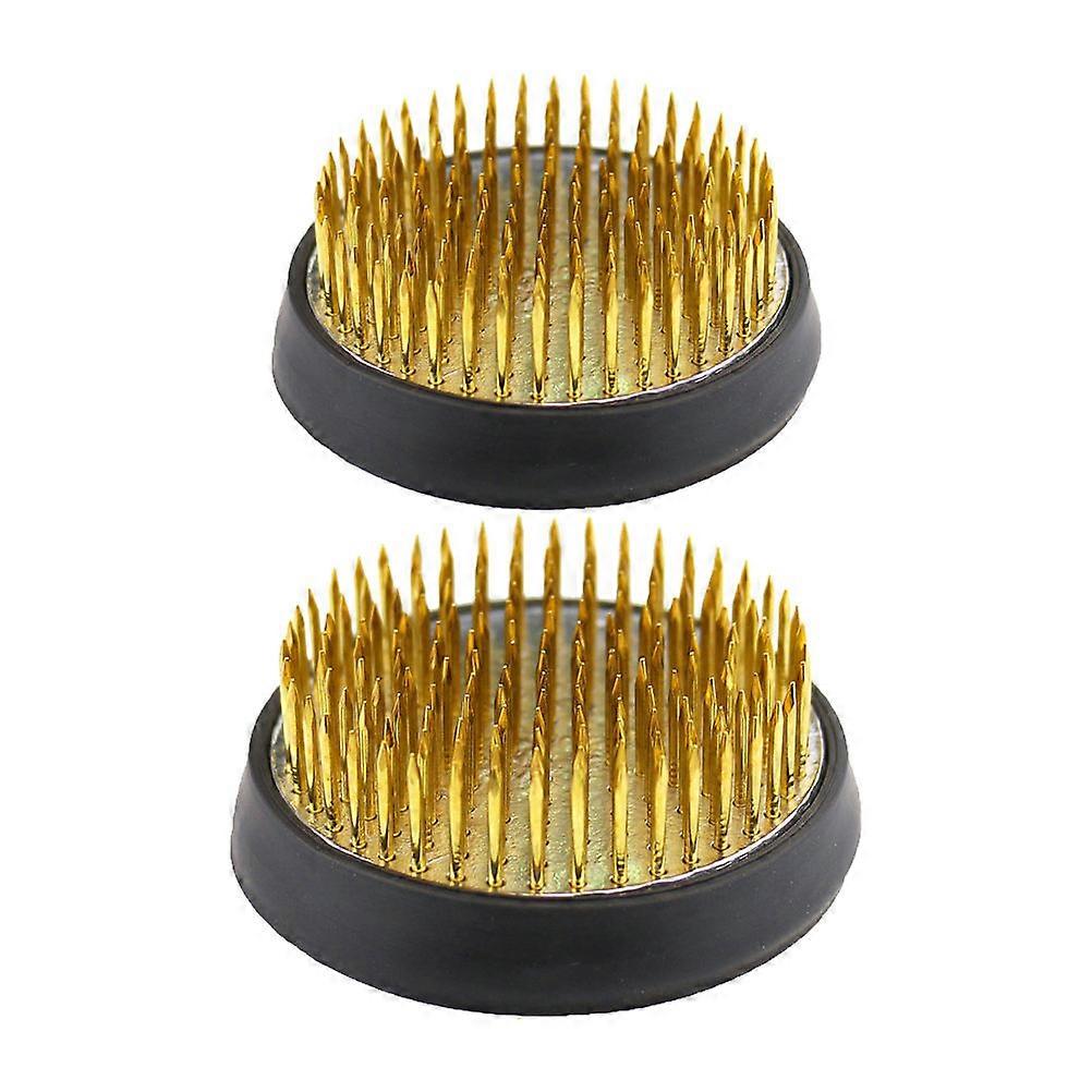 Floral Design Implement with Firm Needles for Various Flower Arrangements