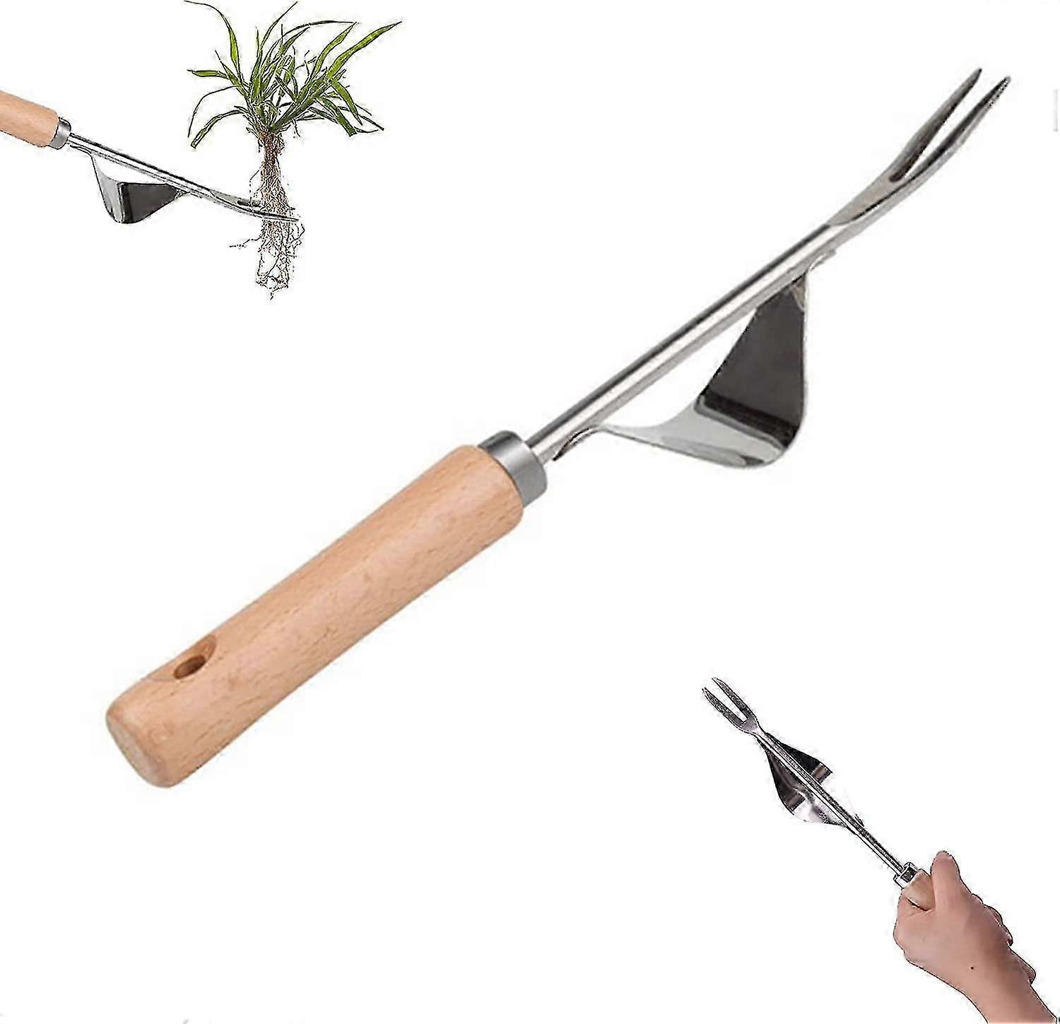 Hand Weed Remover Tool Garden Weed Puller With Long Handle Block Paving Weeding Tool