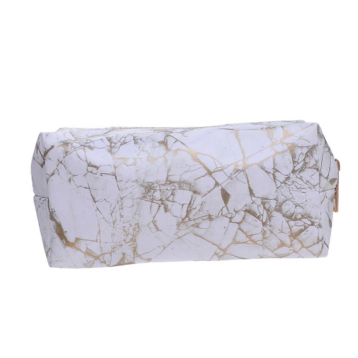 Makeup Storage Organizer Rectangular Toiletries Storage Bag for Women Portable Design 1Set