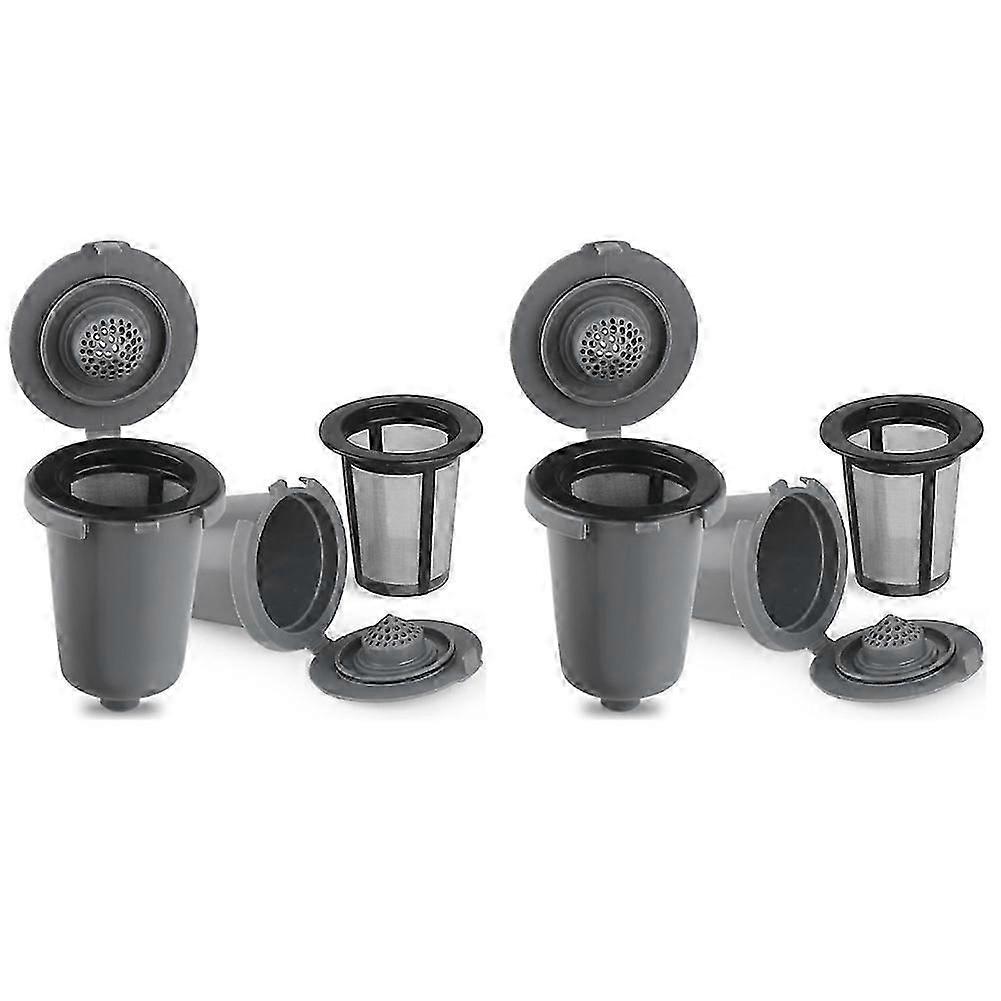 Suitable for Reusable Filter Cup 4PCS-si xi,Gray,