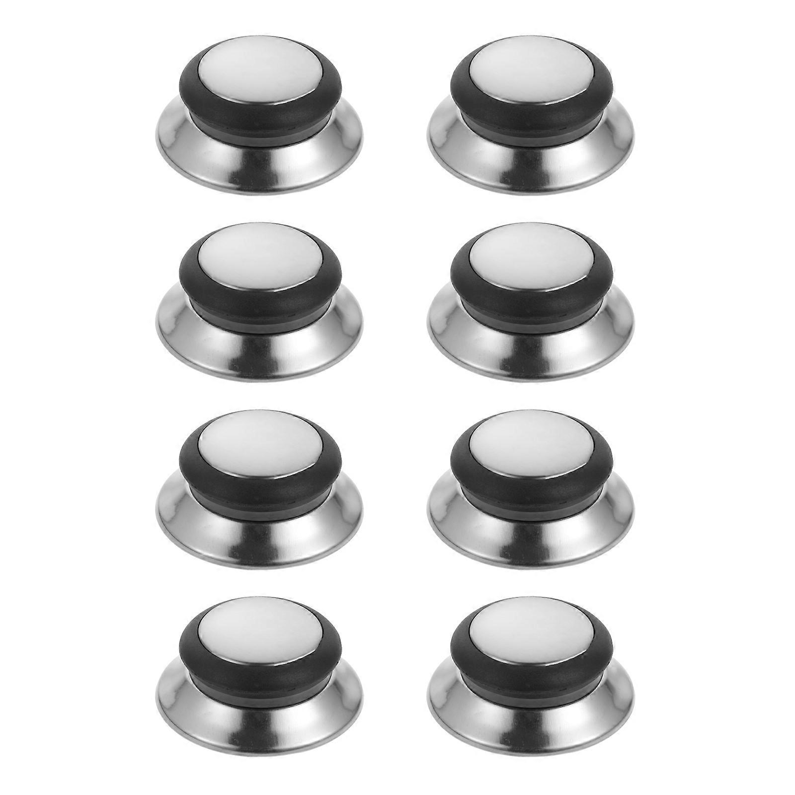 Stainless Steel Pot Lid Knobs Heat Resistant Universal Cookware Handles for Pot Replacement 8 Pcs Assorted Color