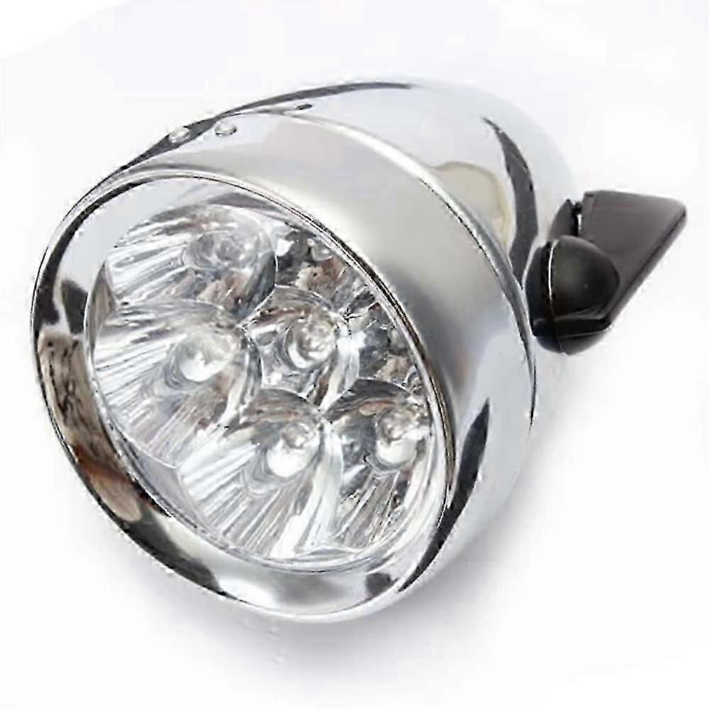 Vintage 7 LED Bicycle Headlight, Retro Bike Front Lamp, Scratch Resistant with Bracket hwy