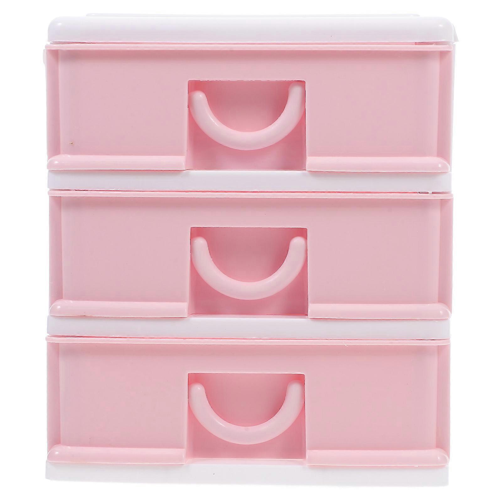 Office Storage Drawer Box For Office Supplies Countertop Use High Transparency Material 17.60X15.20X13.30CM Cosmetic Storage 1Pack