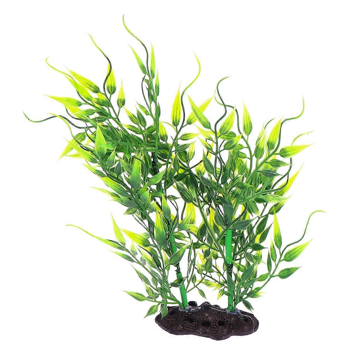 Plants For Fish Tanks Aquarium D茅 Green Plastic 22X17CM 1Set