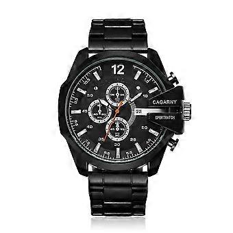 2024 Stainless Steel Men's Watch with Analog or Digital Movement