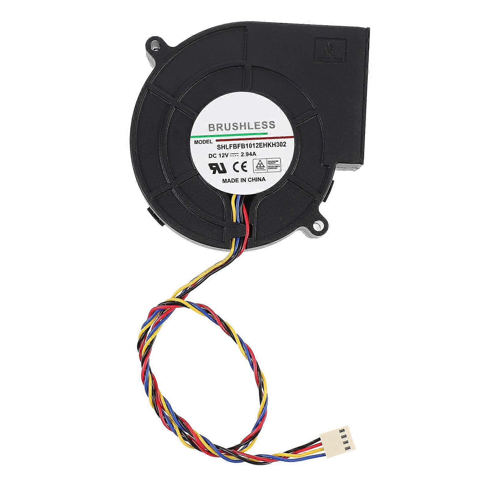 Black Blower Fan for Laptop with High Precision Bearings and Adjustable Rotation 12V 2.94A