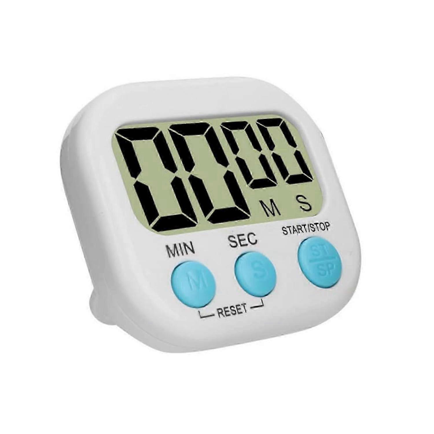 Loud Alarm Kitchen Timer with LCD Display for Cooking and Baking Tasks