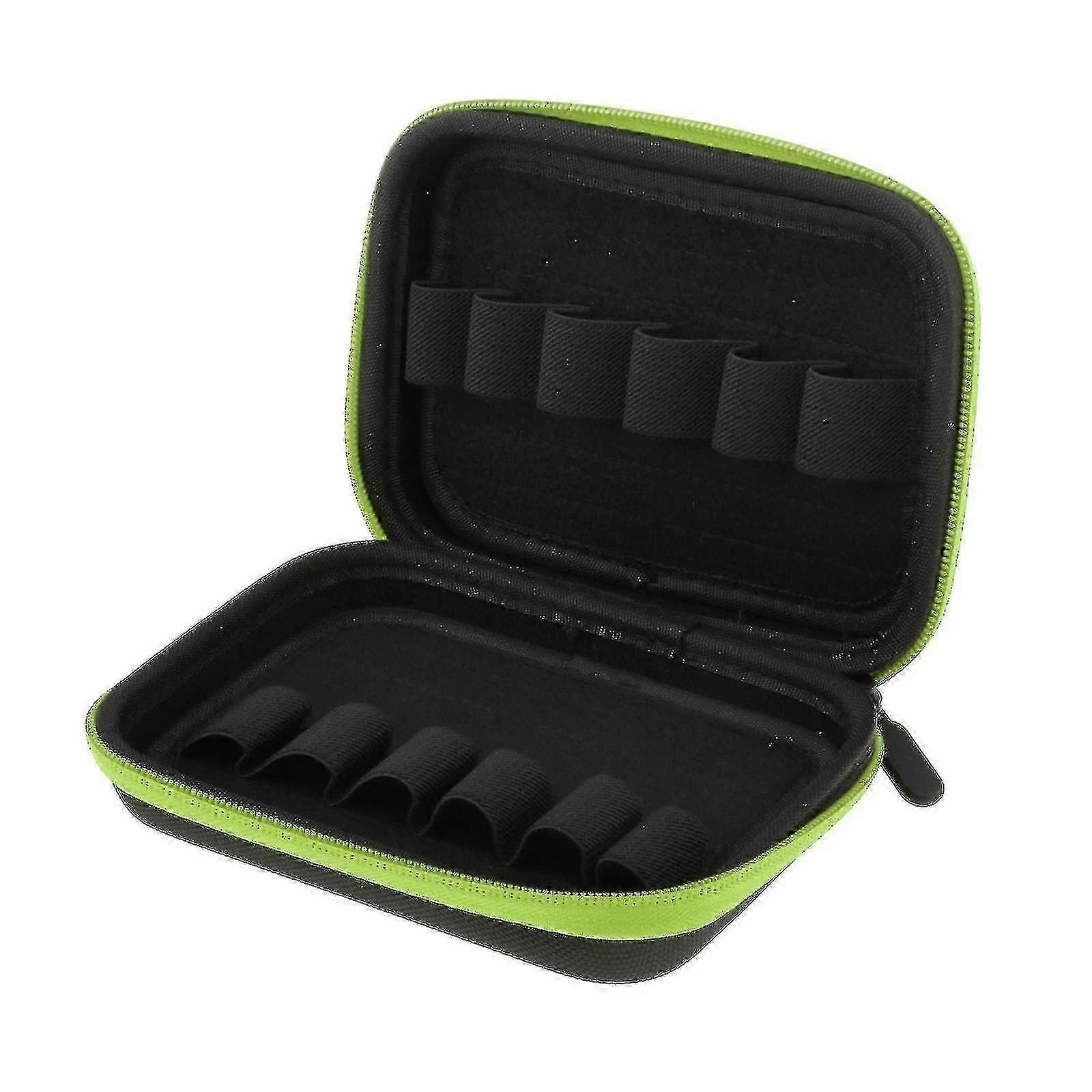 12 Slots Essential Oil Case For Use with 10ml Bottles Aromatherapy Storage Bag Portable Traveling Carrying Case Holder Organizers