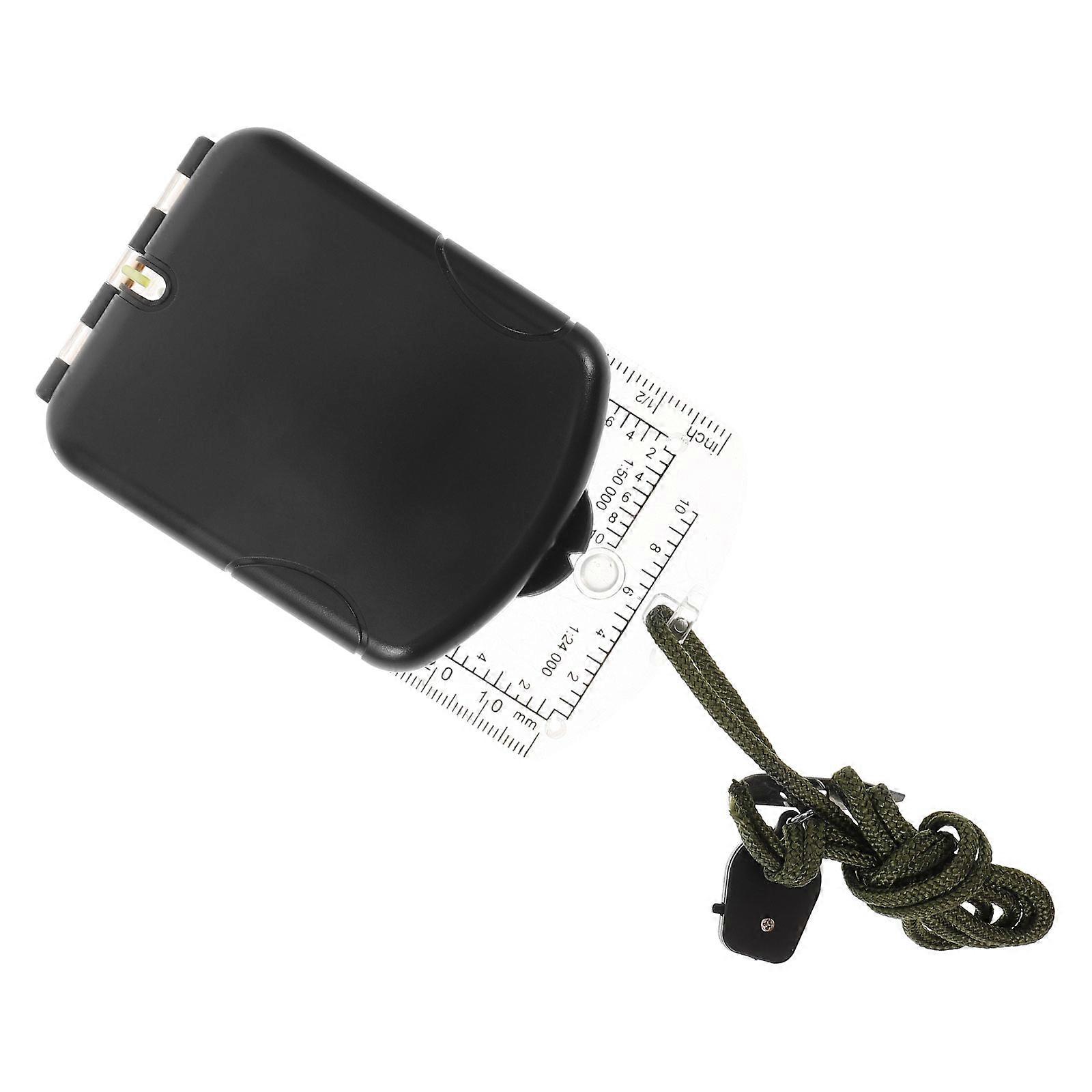 Camping Compass High Precision Compass Multifunctional Outdoor Adventure Navigation Luminous North Pointer 1Set