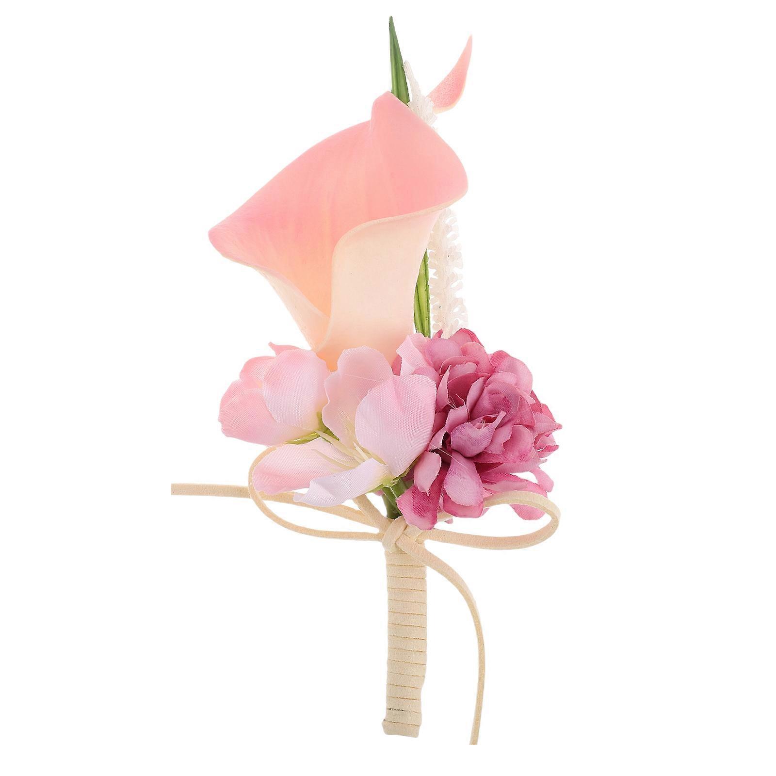 Stylish Artificial Flower Boutonniere for Weddings, Formal Events & Anniversaries – Silk Design Attachment
