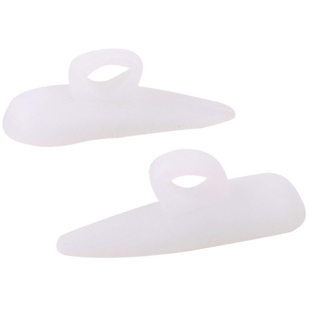 Elastic Soft Toe Corrector Cushion for Hammer Toe and Claw Toe Pain Relief, Comfortable Gel Material, Adjustable Size Pair